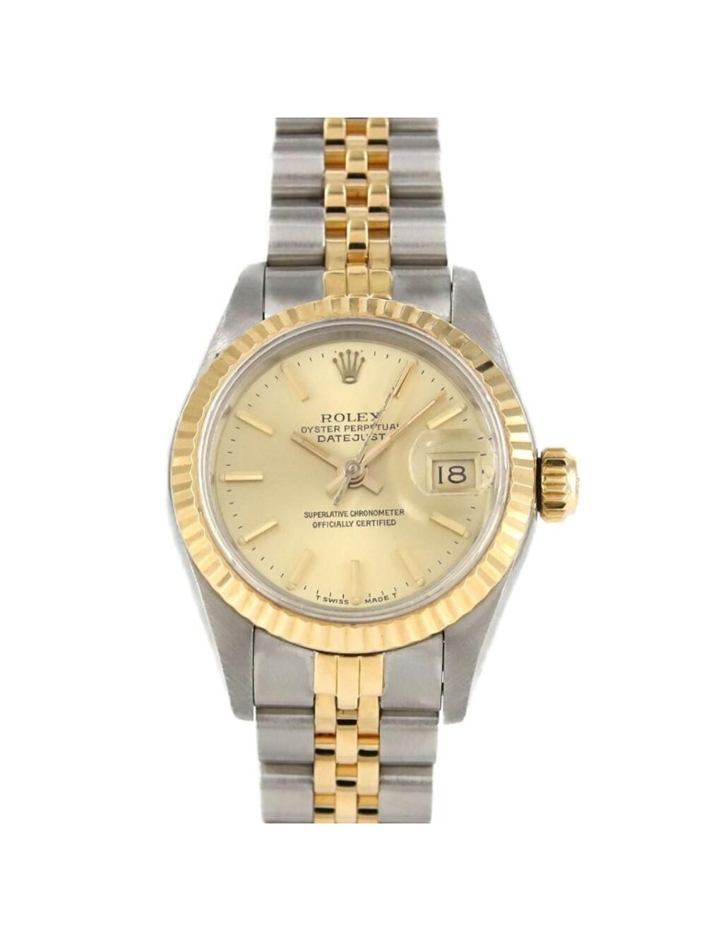 Rolex Datejust Stainless Steel Yellow Gold Automatic Watch